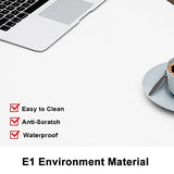 Tribesigns Modern Simple Computer Desk, 47 inch Office Desk Computer Table, Study Writing Study Desk for Home Office, White Tribesigns