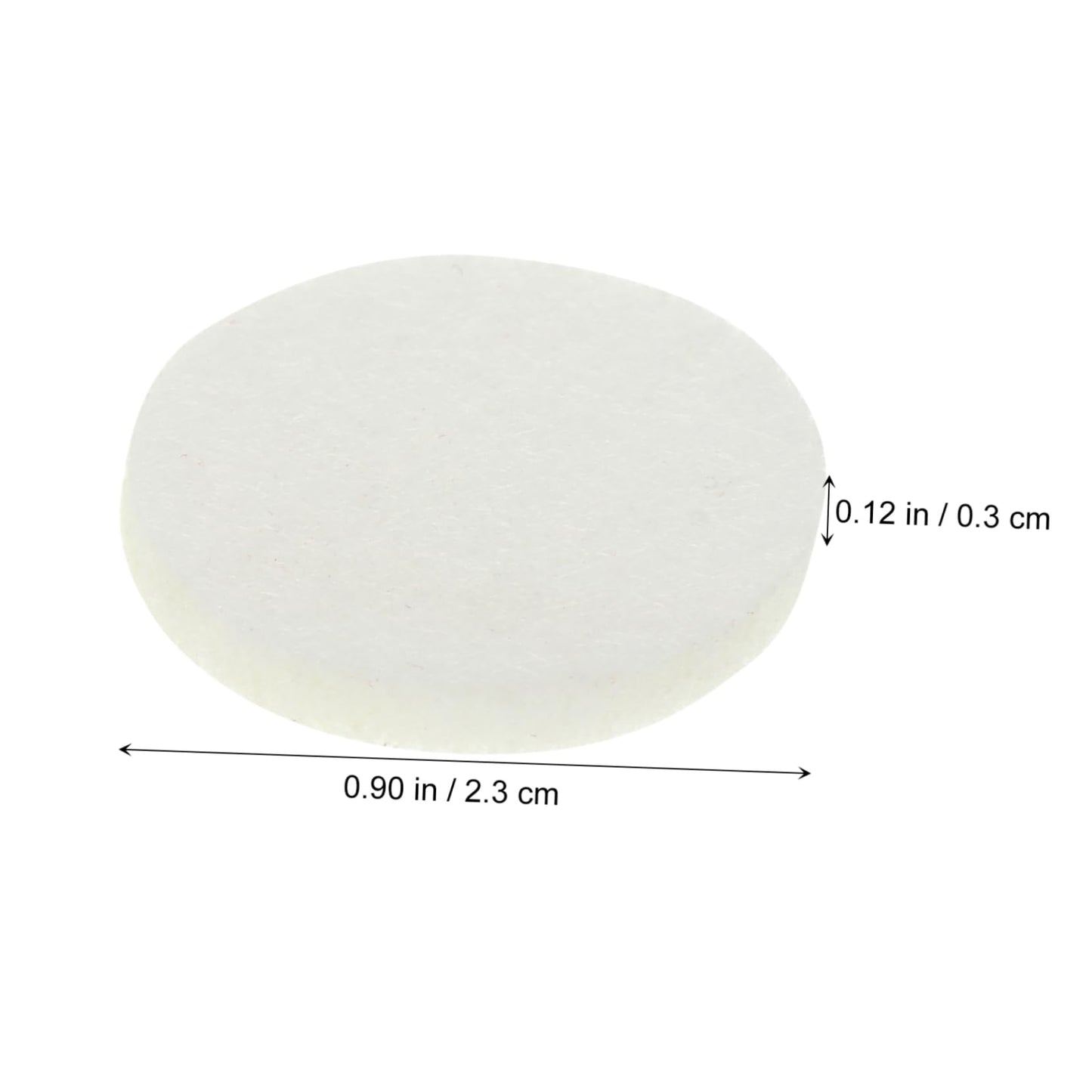 HEALLILY 50pcs Car Perfume Cotton Cloth Portable Diffuser Car Scented Hanging Kick Float Sublimation Air Freshener Blanks Healthy Air Freshener Safe Air Freshener Round Sheet White Natural