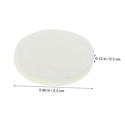 HEALLILY 50pcs Car Perfume Cotton Cloth Portable Diffuser Car Scented Hanging Kick Float Sublimation Air Freshener Blanks Healthy Air Freshener Safe Air Freshener Round Sheet White Natural