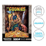 AQUARIUS The Goonies 500pc Puzzle (500 Piece Jigsaw Puzzle) - Glare Free - Precision Fit - Officially Licensed The Goonies Movie Merchandise & Collectibles - 14x19 Inches AQUARIUS