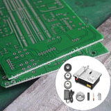 Precision Mini Electric Table Saw, DIY Hobby Handmade Woodworking Bench Cutting Machine Adjustable Cut Depth Small Desktop Saw for Miniature Wood Craft Billowvolve