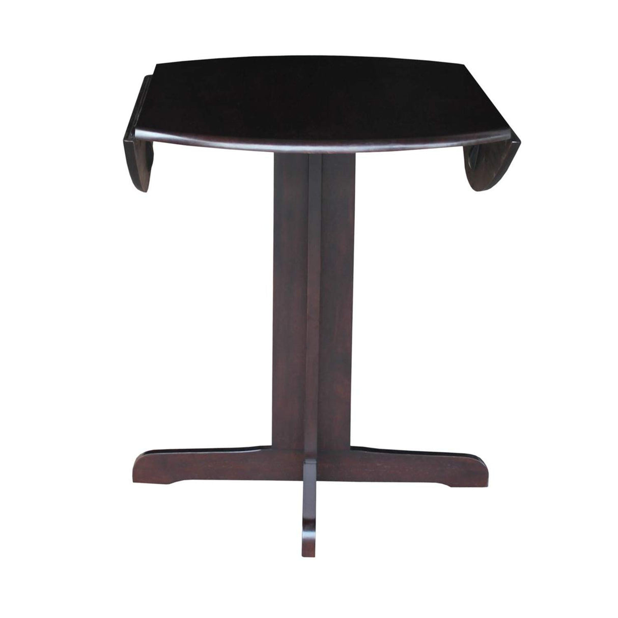 International Concepts Dual Drop Leaf Dining Table, 36-Inch, Espresso IC International Concepts