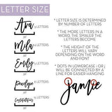 Personalized Large Wedding Wooden Name Sign - Customize with Couples Last Name - 5 Sizes 12,18, 24, 30, 36 inches wide– with MR & MRS, Wedding Generic