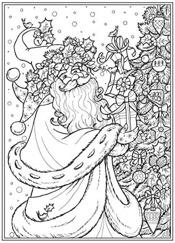 Creative Haven Enchanted Christmas Coloring Book (Adult Coloring Books: Christmas) Dover Publications
