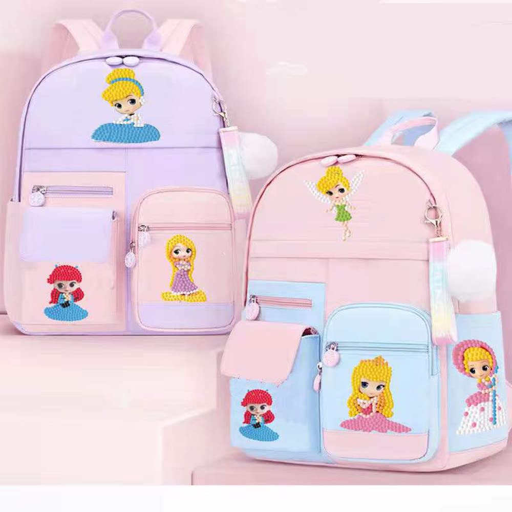 Yrmysrx 5D Diamond Art Paint Kits for Kids DIY Diamonds Mosaic Stickers Paint by Numbers Arts and Crafts Kits for Boys Children Adult Beginners Princess Yrmysrx