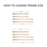 Gumney 40X50cm Solid Wood Canvas Stretcher Bars Kit, Wooden Canvas Frames Painting Stretching Bars Kits for Prints, Oil Paintings, Digital Paintings and Posters Gumney