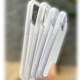 JUSTRY 10PCS Sublimation Blanks Phone Case Bulk Covers Compatible with iPhone 14 Pro Max,6.7-Inch,Easy to Sublimate DIY Customized 2 in 1 2D Soft Rubber Printable Cover with Inserts Matte Clear JUSTRY