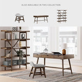 Signature Design by Ashley Lyncott Mid-Century Modern Freestanding 5-Tier 70" Etagere Bookcase, Light Brown Signature Design by Ashley