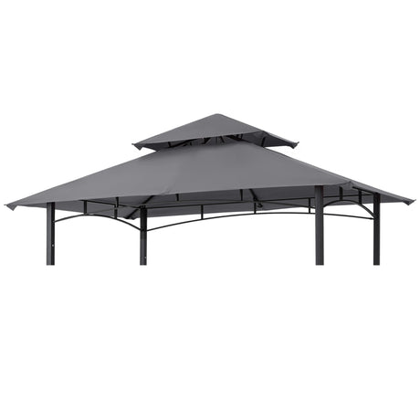 MASTERCANOPY Grill Gazebo Replacement Canopy Top for Model L-GG001PST-F (Gray) MASTERCANOPY