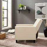 Naomi Home Landon Modern Reclining Accent Chair for Living Room | Recliner Chair with Enhanced Back Support, Wide Seat, Thick Cushioning | Recliner for Small Spaces