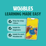 The Woobles Beginners Crochet Kit with Easy Peasy Yarn as seen on Shark Tank - with Step-by-Step Video Tutorials - Snoopy The Woobles
