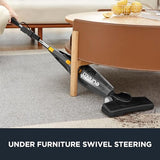 Eureka Blaze Stick Vacuum Cleaner, Powerful Suction 3-in-1 Small Handheld Vac with Filter for Hard Floor Lightweight Upright Home Pet Hair, Dark Black Eureka