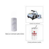 PYD Life Sublimation Blanks Tumbler Skinny Slim 12 OZ Straight Stainless Steel Can Cooler Insulater with 2 Lids and Metal Straw Sublimation Mugs Cups 4 Pack PYD Life