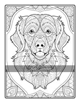 Amazing Dogs Coloring Book: Beautiful Dogs, Adorable Puppies, and Relaxing Designs for Adults and Teens WoodArtSupply