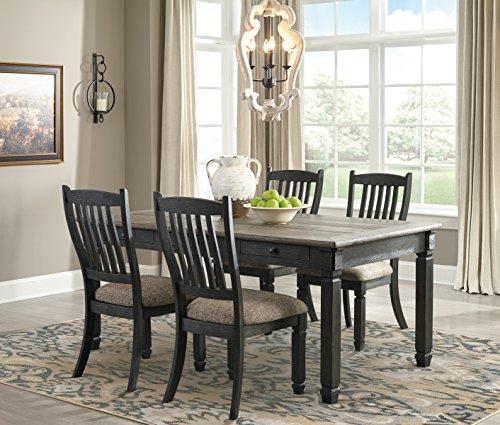 Signature Design by Ashley Tyler Creek 20" Dining Room Upholstered Chair, 2 Count, Antique Black Signature Design by Ashley