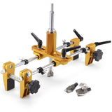 Door Lock Hole Opener Kit Lock Mortiser for Wooden Doors Lock Installation/Change Mortising Machine Mortise Jig with 3 Drill Bits Generic