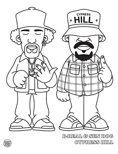 Hip Hop Coloring Book