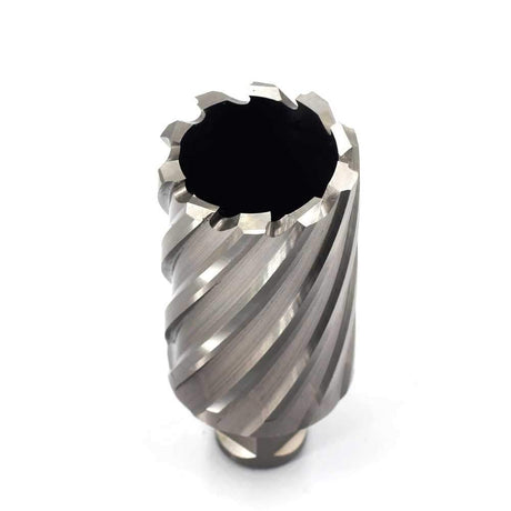 Annular Cutter JESTUOUS 3/4 Inch Weldon Shank 1-1/2 Cutting Diameter 2 Cutting Depth with Two-Flat HSS Kit for Magnetic Drill Press,1 Piece JESTUOUS