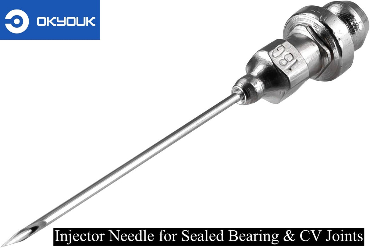 OKYOUK Bearing Grease Injector Needle,Grease Needle Nozzle, for injecting Grease into Sealed CV Joints (Injector Needle 6Pcs) OKYOUK