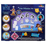 Cra-Z-Art Disney Wish! 2-in-1 Window Art Craft Kit, Ages 6 and up Cra-Z-Art