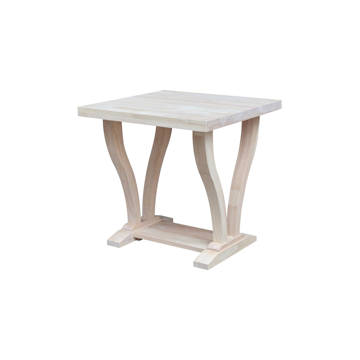 International Concepts LaCasa End Table, Unfinished International Concepts