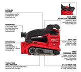 Milwaukee M18 FUEL 3-in. x 18-in. Cordless Belt Sander Milwaukeey