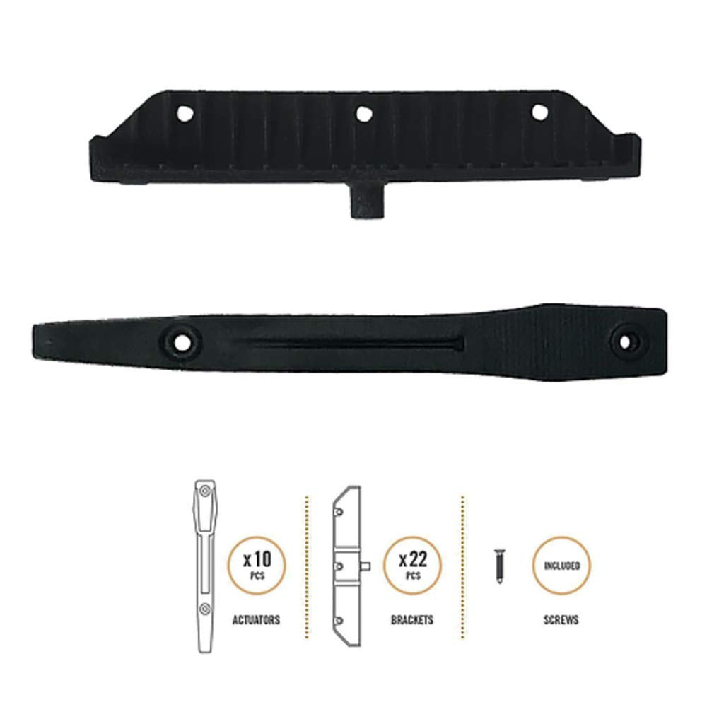 Nuvo Iron LSB48 Hardware System-Holds up to 11 Boards Louver, Black Nuvo Iron