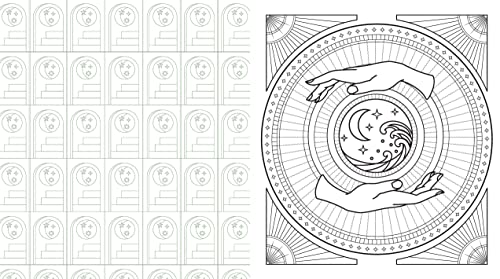 Moon Magic Coloring Book: Tap Into Your Mystical Potential (Chartwell Coloring Books) WoodArtSupply