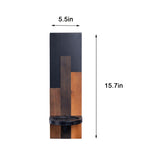 AimtoHome Wall Sconce Candle Holder Wall Mounted Wood Candle Holders for Home Decoration Wall Mounted Decorative Candle Holder, Set of 2 AimtoHome