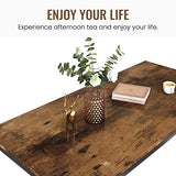 Recaceik 5-Piece Modern Wood Dining Table Set for Small Spaces - Perfect for Kitchen, Breakfast Nook, and Living Room Recaceik