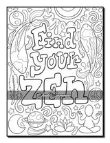 Positive Quotes: An Inspirational Coloring Book for Adults, Teens, and Kids with Positive Affirmations, Motivational Sayings, and More! (Inspirational Coloring Books) WoodArtSupply