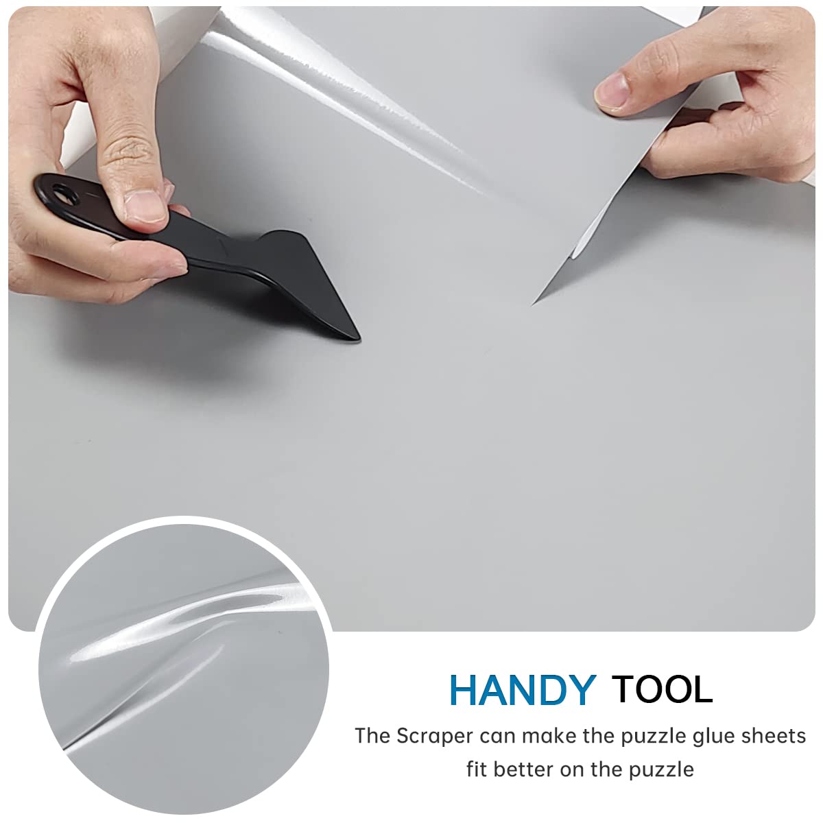 24 Puzzle Saver Sheets, Preserve 4 x 1000 Pieces Jigsaw Puzzles, for Ages 6 and up QIKSION