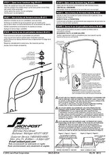 Woodlawn Easy to Assemble Patio Swing Frame with Steel Tubing and Powder Coated Finish for Garden, Lawn, Patio, and Porch Swings, Bronze JACK-POST