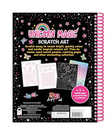 Unicorn Magic Scratch Art Includes Scratch Art Designs, Fun Activities, and 25+ Sparkly Holographic Stickers for Kids Ages 3 and Up Lodi Publishing