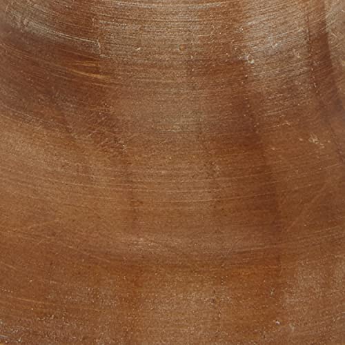 Deco 79 Wood Decorative Candle Holder Beaded Pillar Candle Stand, Set of 3 Candlestick Holder 4", 6", 8"H, Brown Deco 79