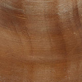 Deco 79 Wood Decorative Candle Holder Beaded Pillar Candle Stand, Set of 3 Candlestick Holder 4", 6", 8"H, Brown Deco 79