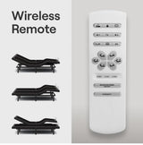 Nectar Premier Adjustable Base - Twin XL - Head & Foot Incline - Wireless Remote with Memory- 3 Massage Settings - 4 USB Ports - Anti-Snore & Zero Gravity - 1 Adjustable Base Nectar