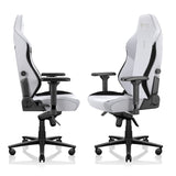 Secretlab Titan Evo Artic White Gaming Chair - Reclining, Ergonomic & Comfortable Computer Chair with 4D Armrests, Magnetic Head Pillow & 4-Way Lumbar Support - White - Fabric Secretlab
