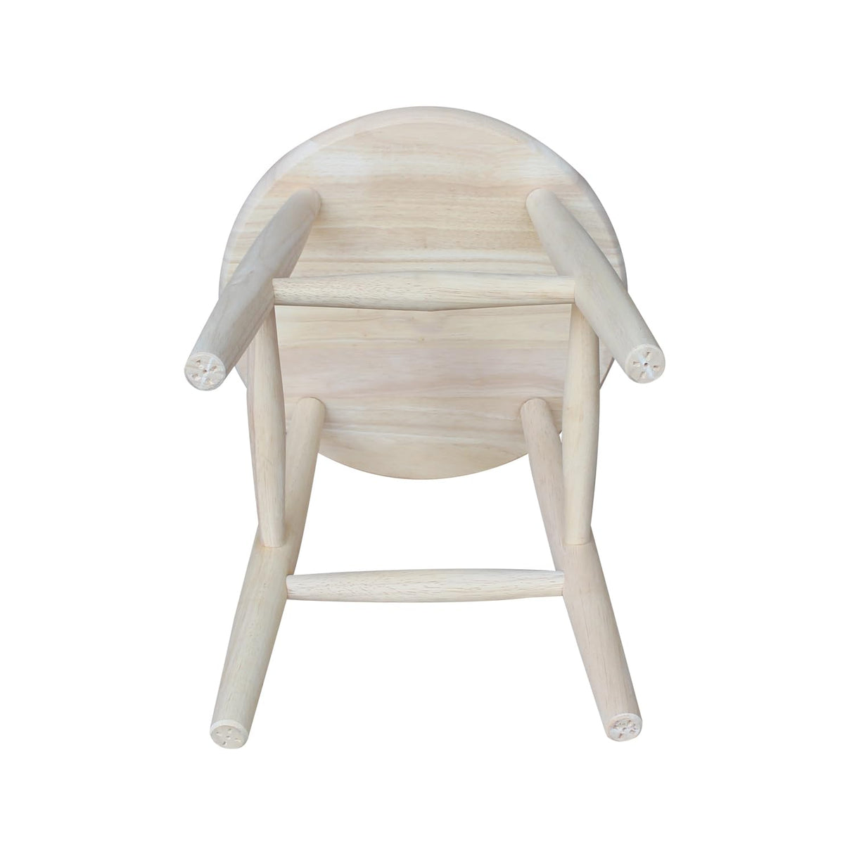 International Concepts Swivel Stool Barstool, 18 inch, Unfinished IC International Concepts