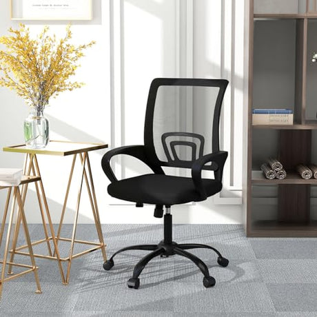 Bonzy Home 9FT Conference Table with Chairs Set, 4pcs Office Tables & 8pcs Chairs Set for Conference Room Meeting Room Training Room, Natural Bonzy Home