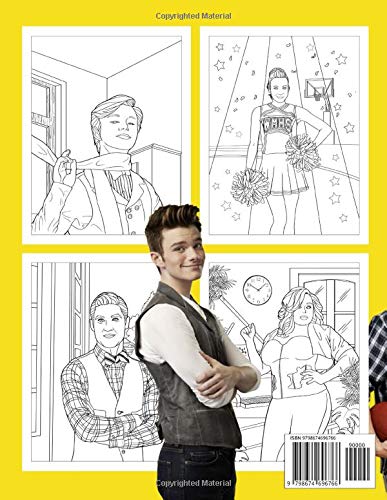 Glee Coloring Book: A Fabulous Coloring Book For Adults. An Amazing Book For Glee Fans To Relax And Deal With Stress