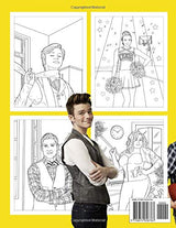 Glee Coloring Book: A Fabulous Coloring Book For Adults. An Amazing Book For Glee Fans To Relax And Deal With Stress WoodArtSupply