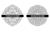 Mandala Coloring Book: For Adults with 100 Magical Mandalas WoodArtSupply