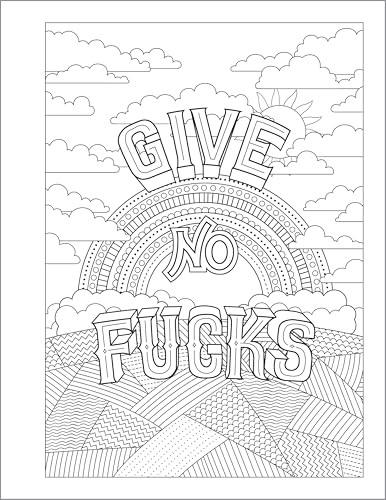 You Are a F*cking Rock Star: A Motivational Swear Word Coloring Book for Adults WoodArtSupply