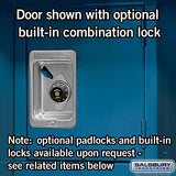 Salsbury Industries Open Access Standard Unassembled Metal Locker, 6-Feet-18-Inch, Blue Salsbury Industries