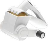 Zyliss Restaurant Cheese Grater - Gifts for Cooks - Culinary Chef Gift - Handheld Rotary Cheese Grater - Cheese, Vegetable, Nut Grater for Right- & Left-Handed Cooks - NSF Restaurant Certified - White Zyliss