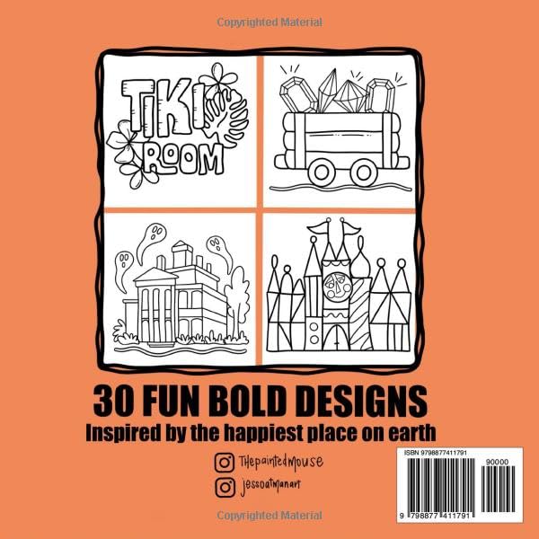 Magical Park Coloring Book: Simple And Bold Designs For Children and Adults WoodArtSupply