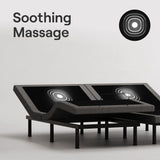 Nectar Premier Adjustable Base - Twin XL - Head & Foot Incline - Wireless Remote with Memory- 3 Massage Settings - 4 USB Ports - Anti-Snore & Zero Gravity - 1 Adjustable Base Nectar