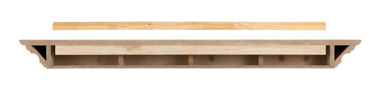 Pearl Mantels ARYB60618B Clean, Sophisticated Premium Grade A MDF Mantel Shelf, 60" L x 10" D x 5" H, Precision Black Paint, The Perfect Compliment to Your Hearth and Home Pearl Mantels