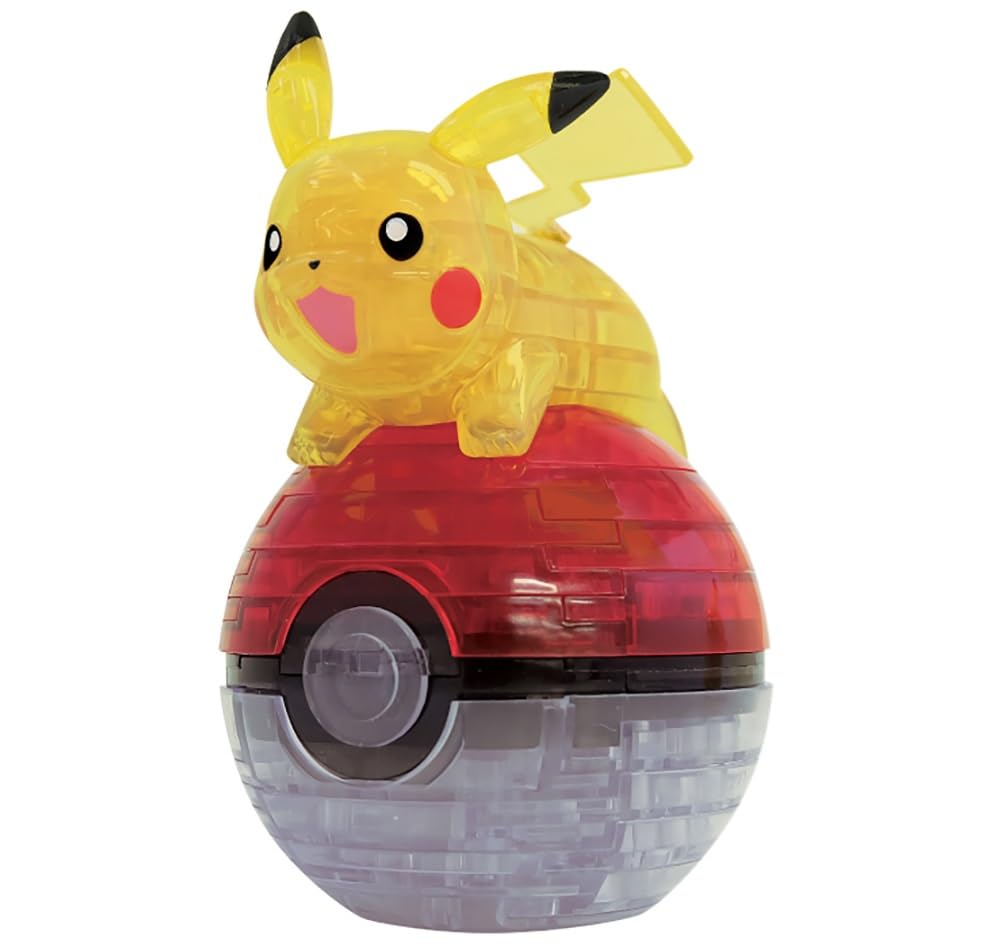 61-piece jigsaw puzzle 3D Pokemon Pikachu & monster ball Beverly